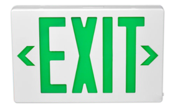 Safenor LED Exit Sign ABS Housing Green